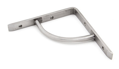 From The Anvil Natural Smooth 6'' X 6'' Plain Shelf Bracket from B&Q