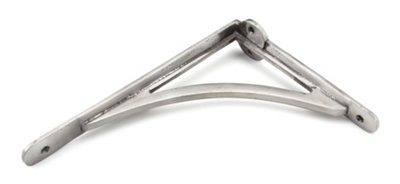 From The Anvil Natural Smooth 10'' X 7'' Curved Shelf Bracket from B&Q