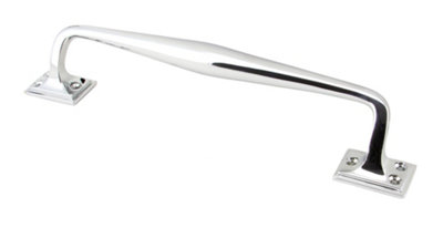 From The Anvil Polished Chrome 300mm Art Deco Pull Handle from B&Q