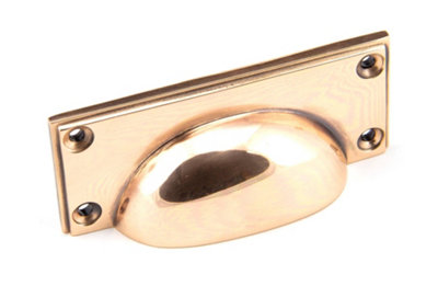 From The Anvil Polished Bronze Art Deco Drawer Pull from B&Q