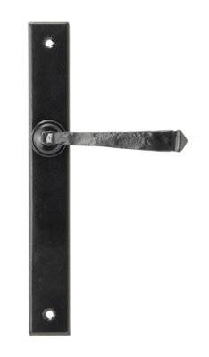 From The Anvil Black Avon Slimline Lever Latch Set from B&Q