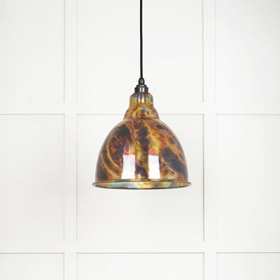 From the Anvil Burnished Brindley Pendant Light from B&Q