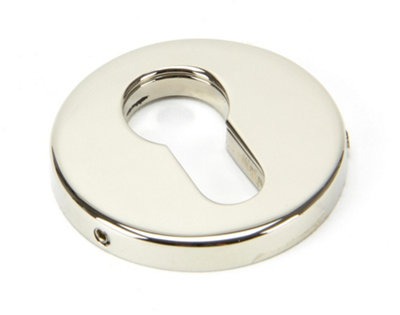 From The Anvil Polished Nickel 52mm Regency Concealed Escutcheon from B&Q