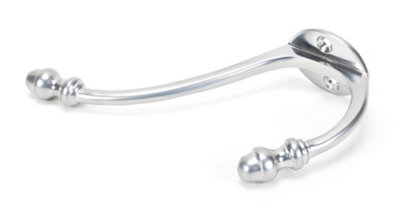 From The Anvil Satin Chrome Hat & Coat Hook from B&Q