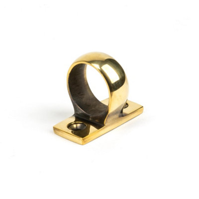 From The Anvil Aged Brass Sash Eye Lift Dark