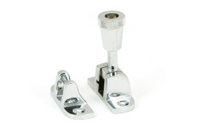 From The Anvil Polished Chrome Brompton Brighton Fastener (Radiused) from B&Q