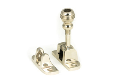 From The Anvil Polished Nickel Prestbury Brighton Fastener (Radiused) from B&Q
