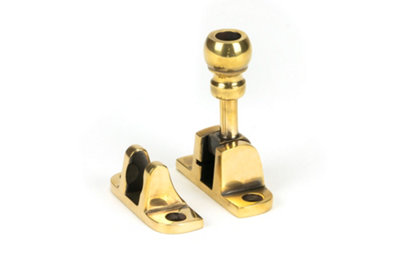 B&Q -  Aged Brass Mushroom Brighton Fastener (Radiused)