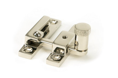 From The Anvil Polished Nickel Brompton Quadrant FastenerNarrow from B&Q