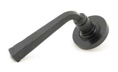 From The Anvil External Beeswax Avon Round Lever On Rose Set (Plain) from B&Q