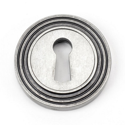 From The Anvil Pewter Round Escutcheon (Beehive) from B&Q