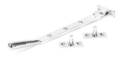 From The Anvil Polished Chrome 8 Inch Hammered Newbury Stay from B&Q