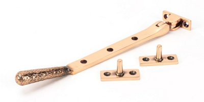 From The Anvil Polished Bronze 8 Inch Hammered Newbury Stay from B&Q