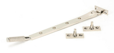From The Anvil Polished Nickel 10 Inch Brompton Stay from B&Q
