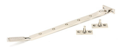 From The Anvil Polished Nickel 12 Inch Brompton Stay from B&Q