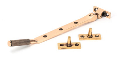 From The Anvil Polished Bronze 8 Inch Brompton Stay from B&Q