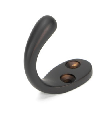From The Anvil Aged Celtic Single Robe Hook Bronze