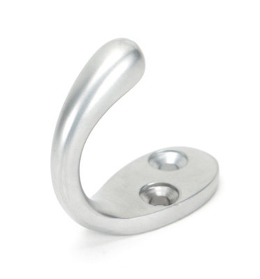 B&Q -  Satin Chrome Celtic Single Robe Hook