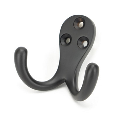 From The Anvil Aged Celtic Double Robe Hook Bronze