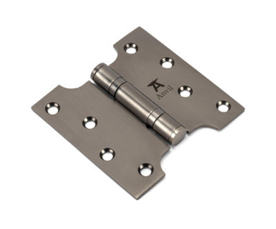 From The Anvil Aged Bronze 4 Inch X 2 Inch X 4 Inch  Parliament Hinge (Pair) Ss from B&Q