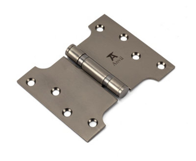 From The Anvil Aged Bronze 4 Inch X 3 Inch X 5 Inch  Parliament Hinge (Pair) Ss from B&Q