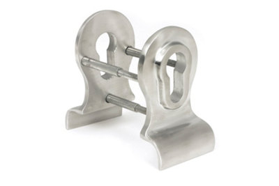 From The Anvil Satin Marine Ss (316) 50mm Euro Door Pull (Back To Back Fixings) from B&Q