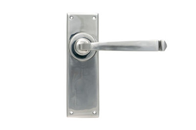 From The Anvil Polished Marine Ss (316) Avon Lever Latch Set from B&Q