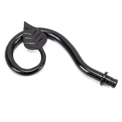 From The Anvil 49900 Black Leaf Curtain Finial (pair) - Image 3