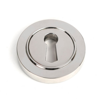 From The Anvil Polished Marine Ss (316) Round Escutcheon (Plain) from B&Q