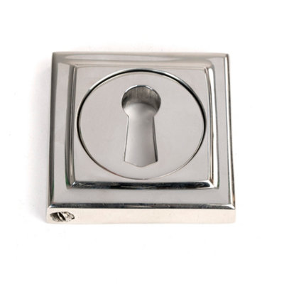 From The Anvil Polished Marine Ss (316) Round Escutcheon (Square) from B&Q