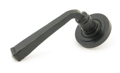 From The Anvil External Beeswax Avon Round Lever On Rose Set (Art Deco)Unsprung from B&Q