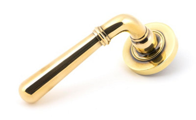 From The Anvil Aged Brass Newbury Lever On Rose Set (Plain)Unsprung from B&Q