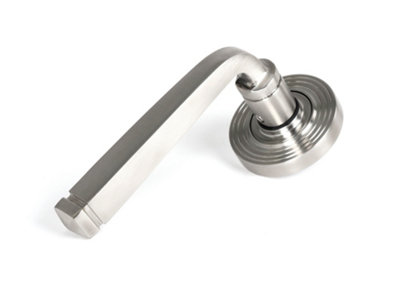 From The Anvil Satin Marine Ss (316) Avon Round Lever On Rose Set (Beehive)Unsprung from B&Q