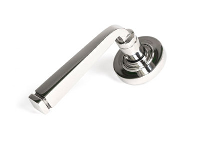 From The Anvil Polished Marine Ss (316) Avon Round Lever On Rose Set (Plain)Unsprung from B&Q