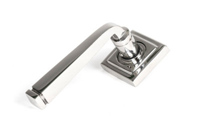 From The Anvil Polished Marine Ss (316) Avon Round Lever On Rose Set (Square)Unsprung from B&Q
