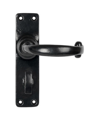 B&Q -  Black Mf Lever Bathroom Set