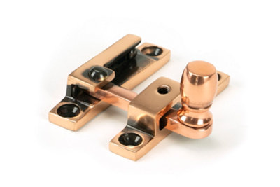 From The Anvil Polished Bronze Mushroom Quadrant FastenerNarrow from B&Q