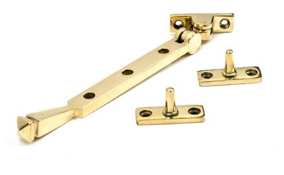 B&Q -  Polished Brass 8 Inch Avon Stay