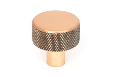 From The Anvil Polished Bronze Brompton Cabinet Knob25mm (No Rose) from B&Q