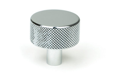 From The Anvil Polished Chrome Brompton Cabinet Knob32mm (No Rose) from B&Q