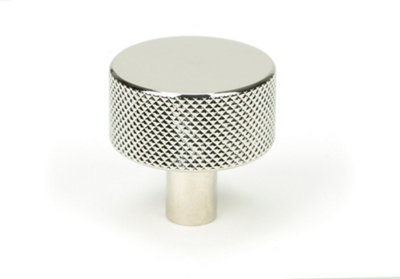 From The Anvil Polished Nickel Brompton Cabinet Knob32mm (No Rose) from B&Q