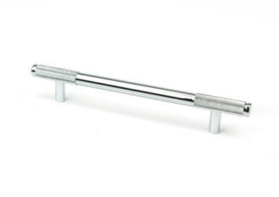 From The Anvil Polished Chrome Half Brompton Pull HandleMedium from B&Q