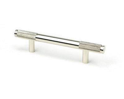 From The Anvil Polished Nickel Half Brompton Pull HandleSmall from B&Q