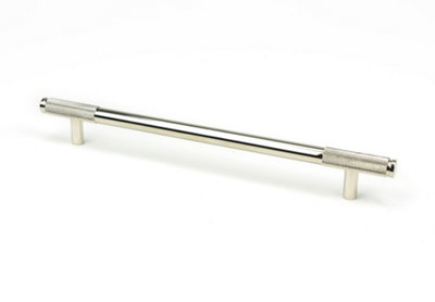 From The Anvil Polished Nickel Half Brompton Pull HandleLarge from B&Q