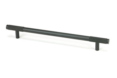 From The Anvil Matt Black Half Brompton Pull HandleLarge from B&Q