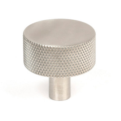 From The Anvil Satin Ss (304) Brompton Cabinet Knob32mm (No Rose) from B&Q