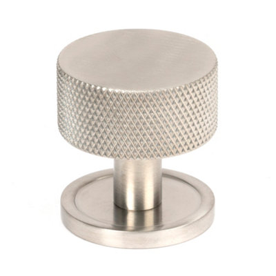 From The Anvil Satin Ss (304) Brompton Cabinet Knob32mm (Plain) from B&Q