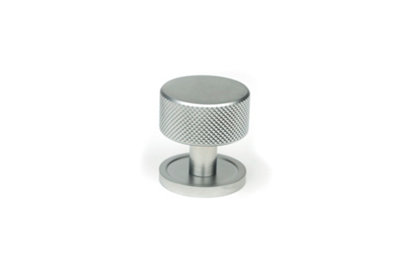 From The Anvil Satin Chrome Brompton Cabinet Knob32mm (Plain) from B&Q