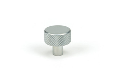 From The Anvil Satin Chrome Brompton Cabinet Knob25mm (No Rose) from B&Q