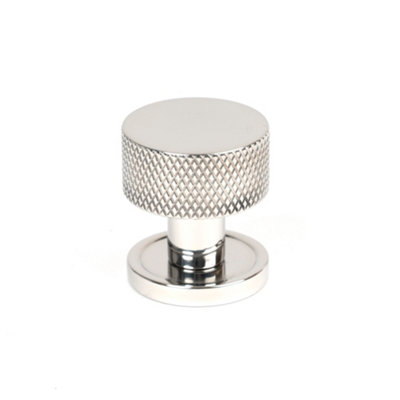 From The Anvil Polished Ss (304) Brompton Cabinet Knob25mm (Plain) from B&Q